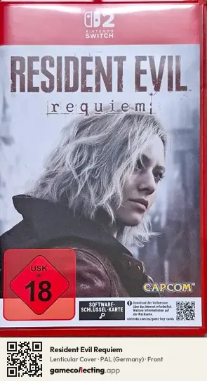 Resident Evil Requiem Nintendo Switch 2, Germany box front