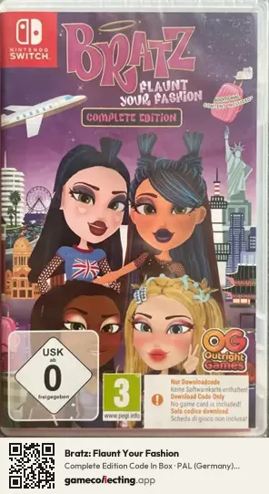 Bratz: Flaunt Your Fashion Nintendo Switch, Germany box front