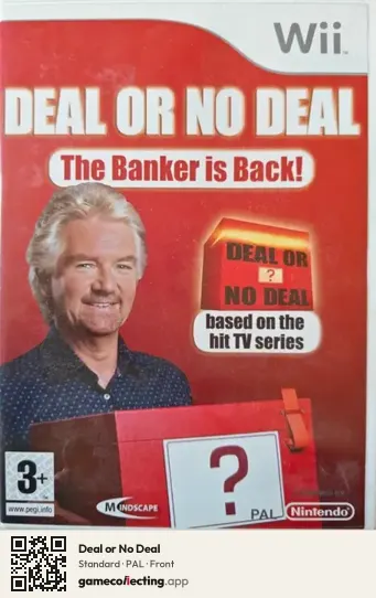 Deal or No Deal Nintendo Wii, PAL box front