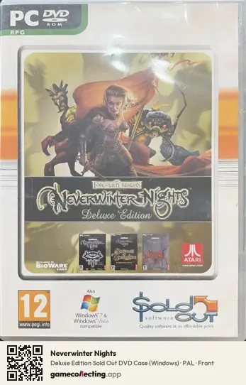 Neverwinter Nights Computer, PAL box front