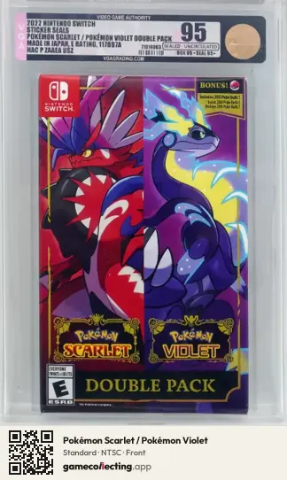 Pokémon Scarlet / Pokémon Violet Nintendo Switch, NTSC box front