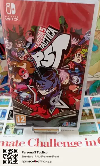 Persona 5 Tactica Nintendo Switch, France box front