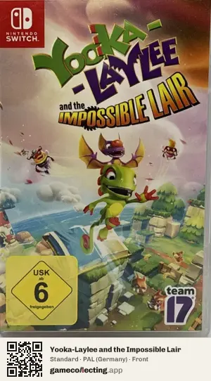 Yooka-Laylee and the Impossible Lair Nintendo Switch, Germany box front