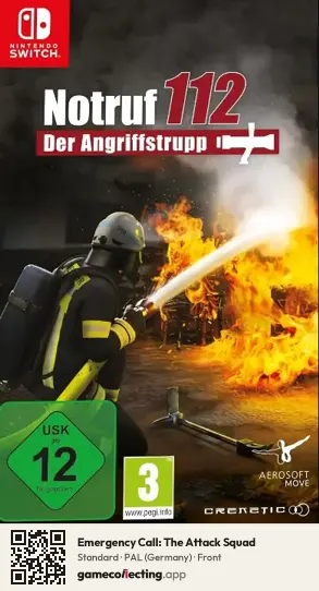 Emergency Call: The Attack Squad Nintendo Switch, Germany box front