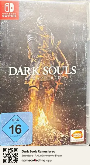 Dark Souls Remastered Nintendo Switch, Germany box front