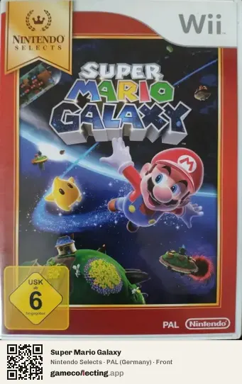 Super Mario Galaxy Nintendo Wii, Germany box front