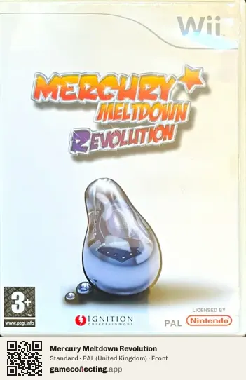 Mercury Meltdown Revolution Nintendo Wii, United Kingdom box front