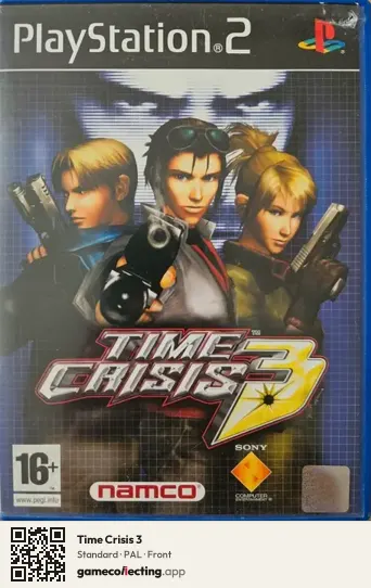 Time Crisis 3 PlayStation 2, PAL box front