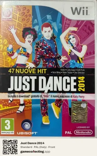 Just Dance 2014 Nintendo Wii, Italy box front