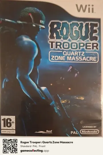 Rogue Trooper: Quartz Zone Massacre Nintendo Wii, PAL box front