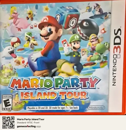 Mario Party: Island Tour Nintendo 3DS, NTSC box front