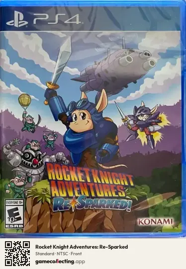 Rocket Knight Adventures: Re-Sparked PlayStation 4, NTSC box front