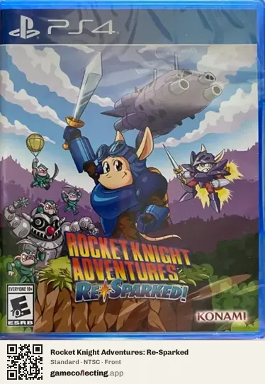 Rocket Knight Adventures: Re-Sparked PlayStation 4, NTSC box front