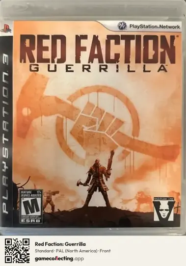 Red Faction: Guerrilla PlayStation 3, North America box front