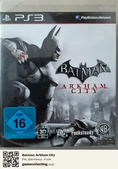 Batman: Arkham City PlayStation 3, Germany box front