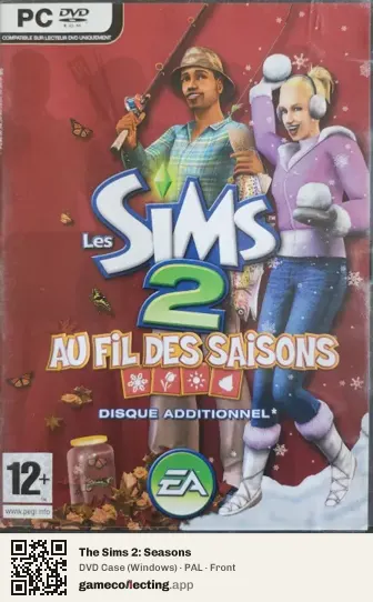 The Sims 2: Seasons Computer, PAL box front