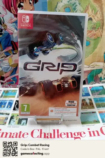 Grip: Combat Racing Nintendo Switch, PAL box front