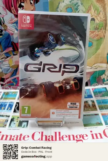 Grip: Combat Racing Nintendo Switch, PAL box front
