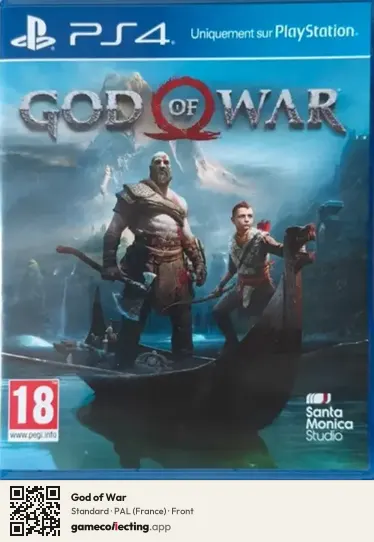 God of War PlayStation 4, France box front