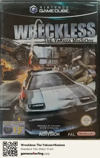 Wreckless: The Yakuza Missions Nintendo GameCube, Italy box front