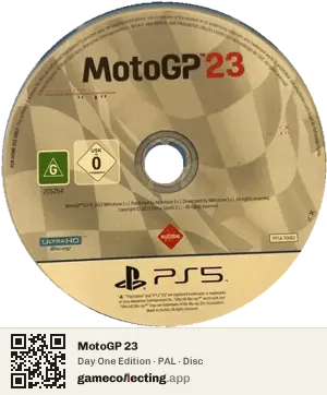 MotoGP 23 PlayStation 5, PAL disc