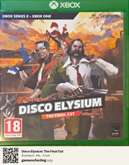 Disco Elysium: The Final Cut Xbox Series X, PAL box front