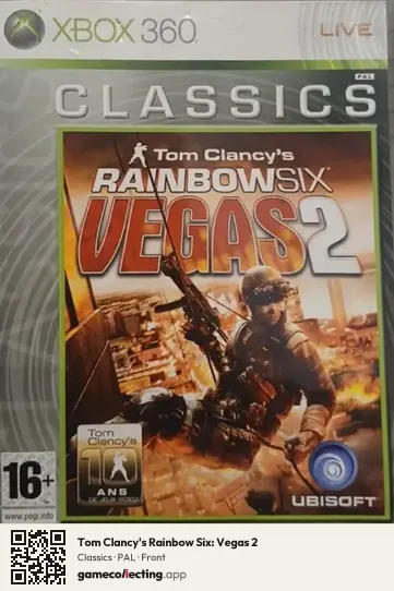 Tom Clancy's Rainbow Six: Vegas 2 Xbox 360, PAL box front