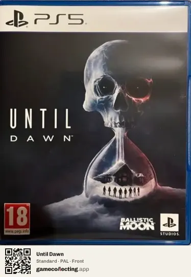 Until Dawn PlayStation 5, PAL box front