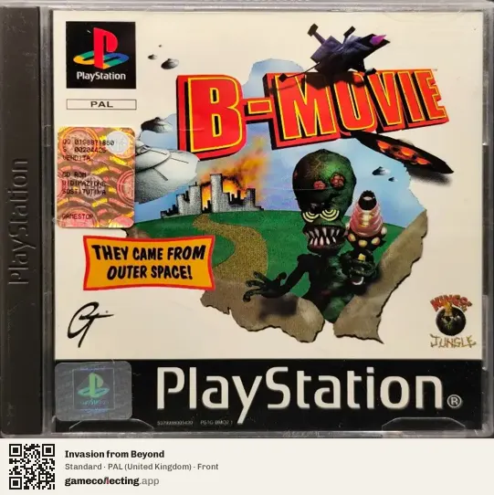 Invasion from Beyond PlayStation, United Kingdom box front