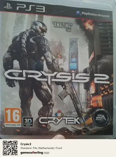 Crysis 2 PlayStation 3, Netherlands box front