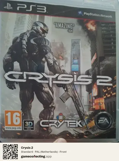 Crysis 2 PlayStation 3, Netherlands box front