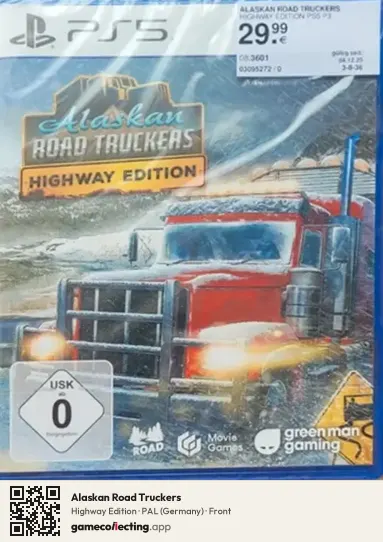 Alaskan Road Truckers PlayStation 5, Germany box front