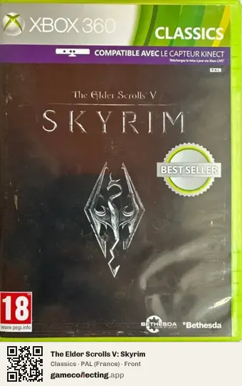 The Elder Scrolls V: Skyrim Xbox 360, France box front