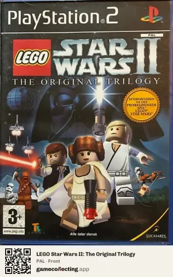 LEGO Star Wars II: The Original Trilogy PlayStation 2, PAL box front