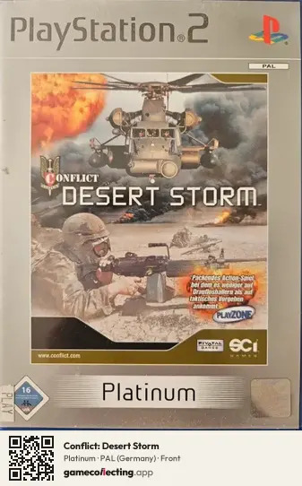 Conflict: Desert Storm PlayStation 2, Germany box front