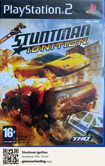 Stuntman Ignition PlayStation 2, PAL box front