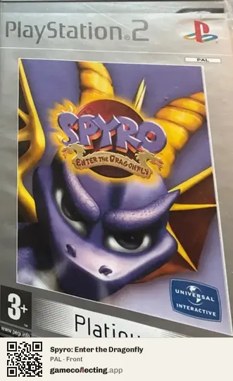 Spyro: Enter the Dragonfly PlayStation 2, PAL box front