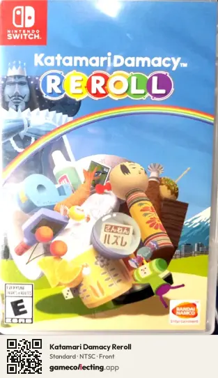 Katamari Damacy Reroll Nintendo Switch, NTSC box front