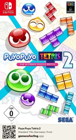 Puyo Puyo Tetris 2 Nintendo Switch, Germany box front