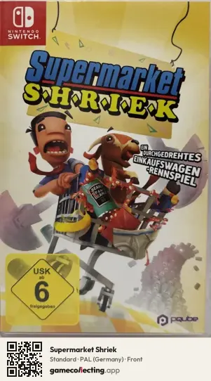 Supermarket Shriek Nintendo Switch, Germany box front