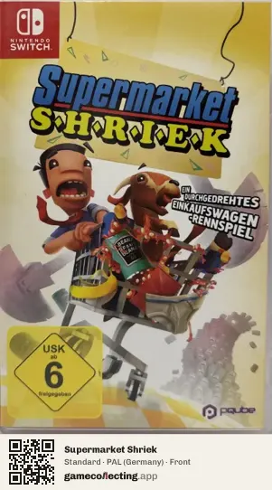 Supermarket Shriek Nintendo Switch, Germany box front