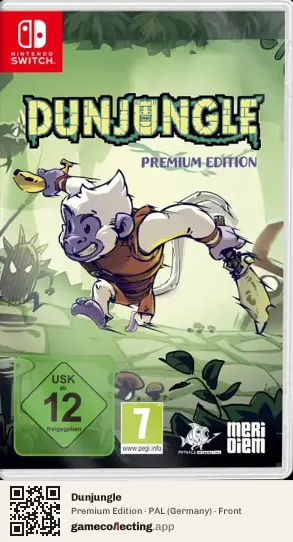 Dunjungle Nintendo Switch, Germany box front
