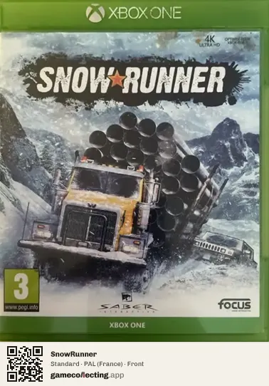 SnowRunner Xbox One, France box front