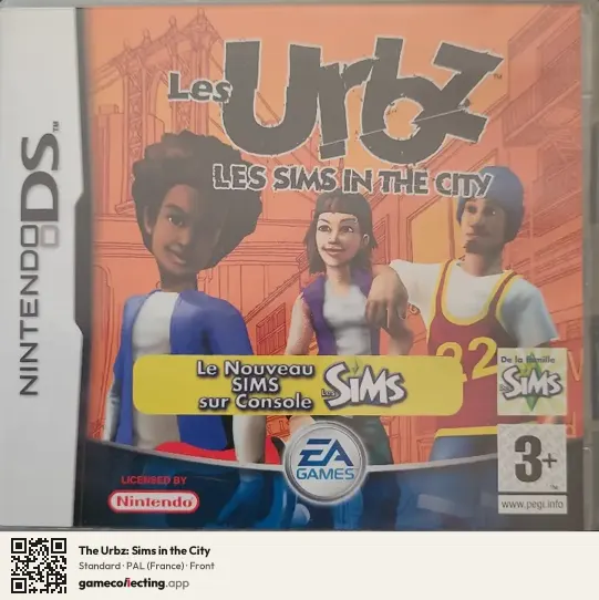 The Urbz: Sims in the City Nintendo DS, France box front
