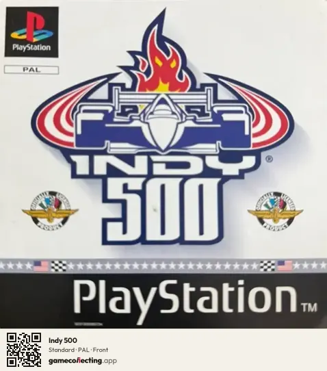 Indy 500 PlayStation, PAL box front