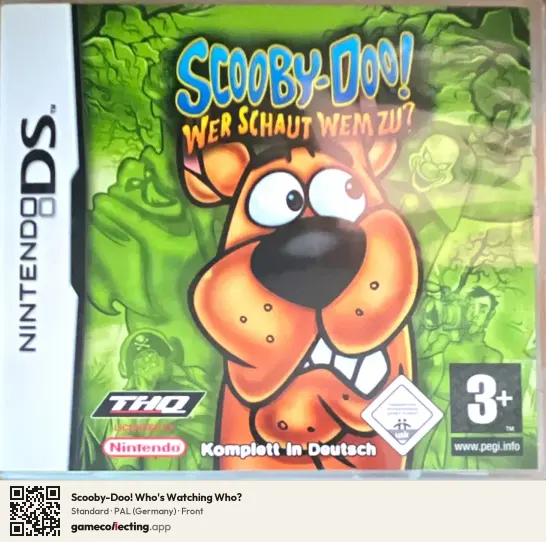 Scooby-Doo! Who's Watching Who? Nintendo DS, Germany box front