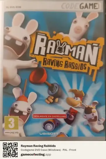 Rayman Raving Rabbids Computer, PAL box front