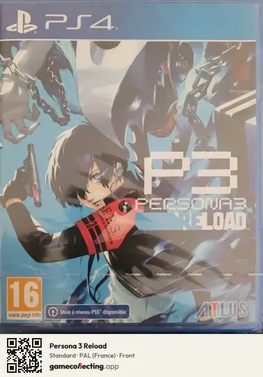 Persona 3 Reload PlayStation 4, France box front