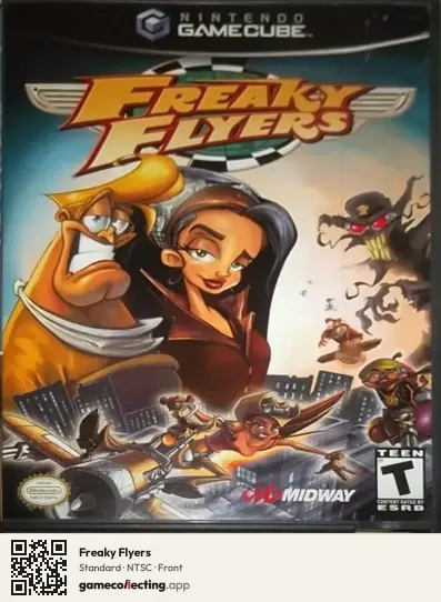 Freaky Flyers Nintendo GameCube, NTSC box front