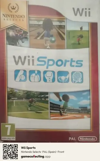 Wii Sports Nintendo Wii, Spain box front